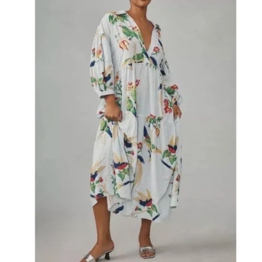 Anthropologie The Carolita Maxi Dress Sz XS